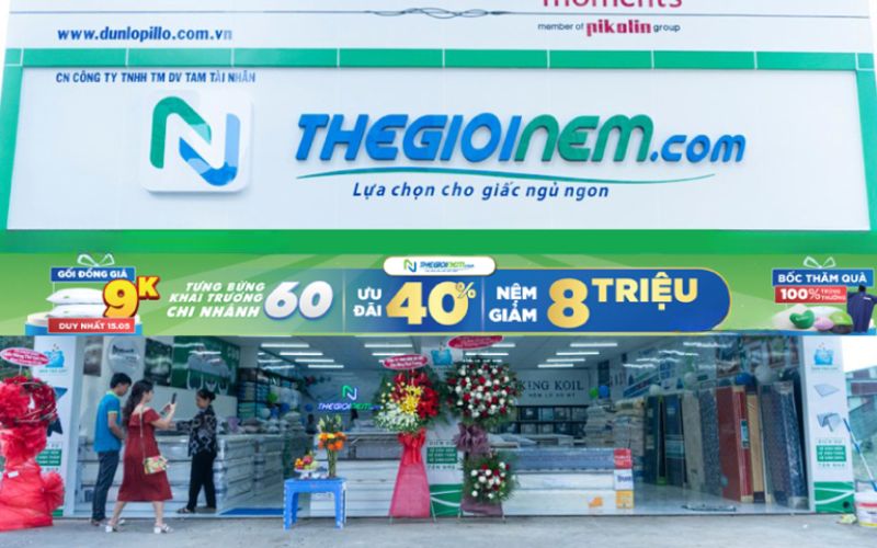 Cửa hàng bán nệm cao su giá rẻ tại quận 3