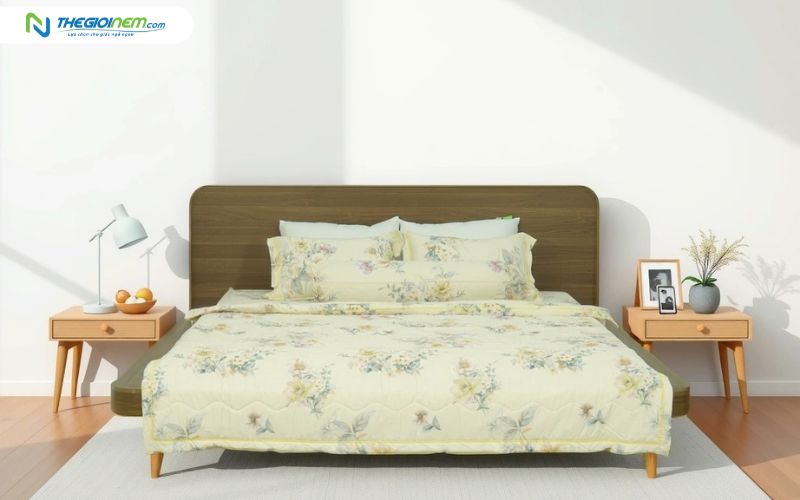 Bộ chăn ga với màu sắc ấn tượng