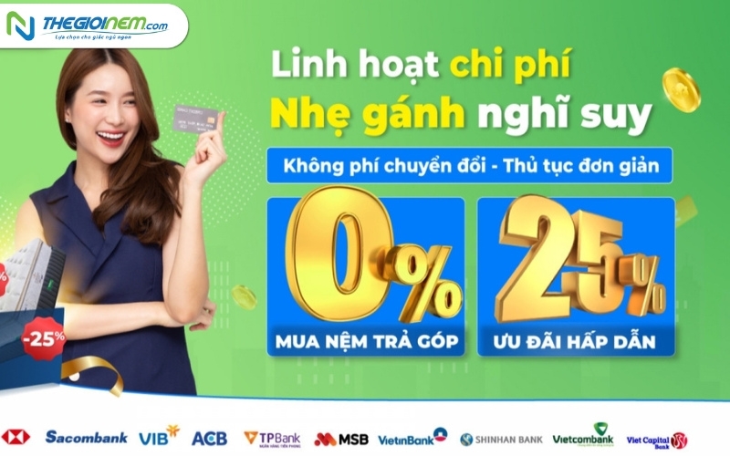 Mua Nệm Liên Á Trả Góp Tại Quận 3