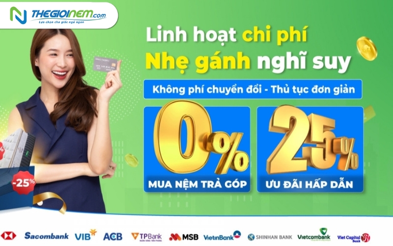 Mua Nệm Liên Á Trả Góp Tại Quận 7