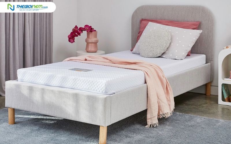 Kích thước nệm cao su 1m2 cho giường đơn