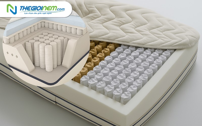 Nệm Lò Xo Cao Cấp Khuyến Mãi Giảm Giá Tại Quận 8