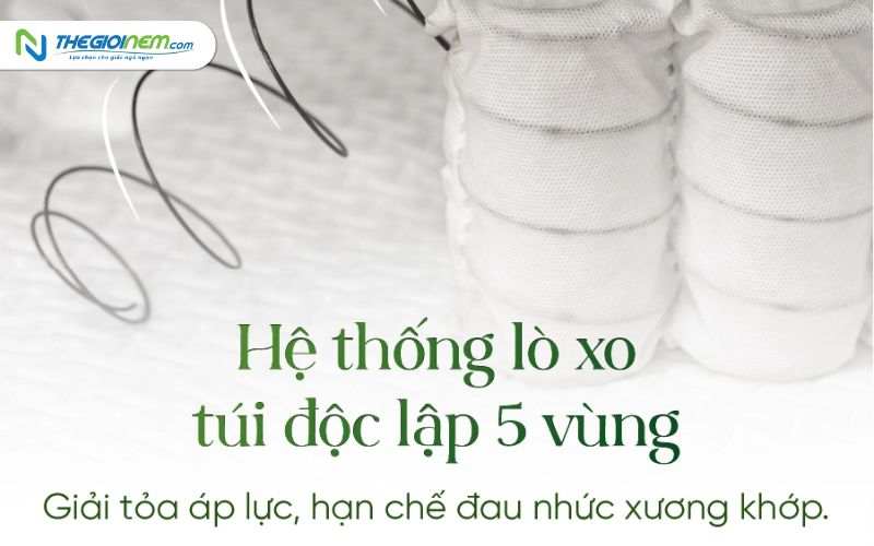 Nệm lò xo cao cấp Long Xuyên khuyến mãi kèm quà tặng | Thegioinem.com