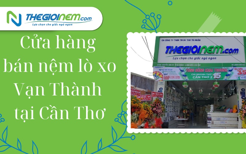 Nệm lò xo Vạn Thành giá rẻ Cần Thơ | Thegioinem.com