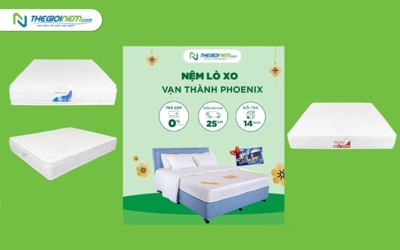 Nệm Lò Xo Vạn Thành Khuyến Mãi Giá Rẻ Tại Vĩnh Long