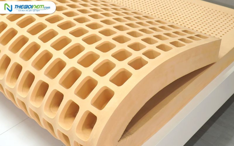 Nệm cao su 5cm thiên nhiên giá bao nhiêu? Thegioinem.com