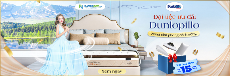 Đại tiệc ưu đãi nệm Dunlopillo