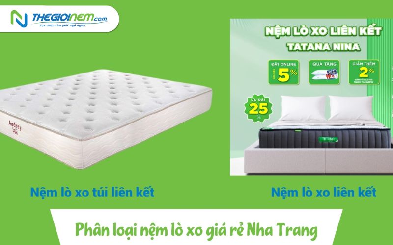 Địa chỉ cửa hàng bán nệm lò xo giá rẻ Nha Trang | Thegioinem.com