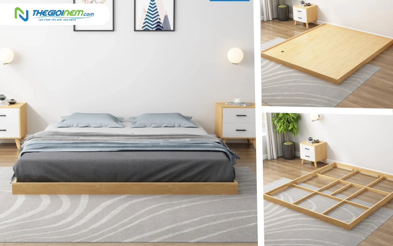 Giường gỗ pallet Tatana