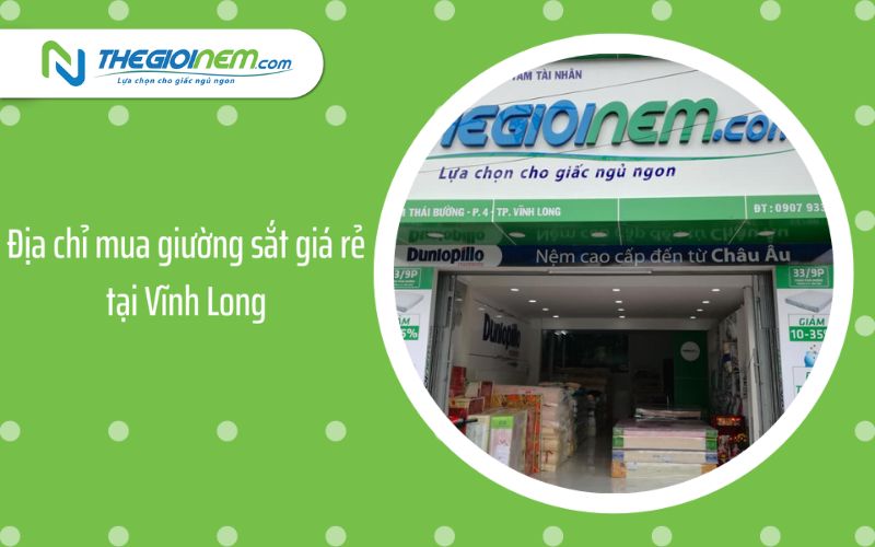 Mua giường sắt giá rẻ tại Vĩnh Long