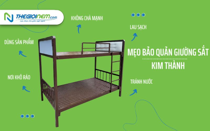 Mua giường sắt giá rẻ tại Vĩnh Long