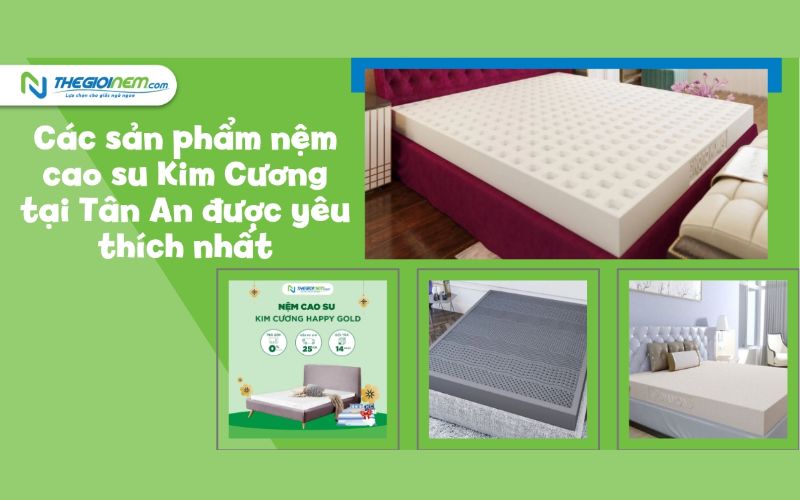 Cửa hàng bán nệm cao su Kim Cương tại Tân An, Long An