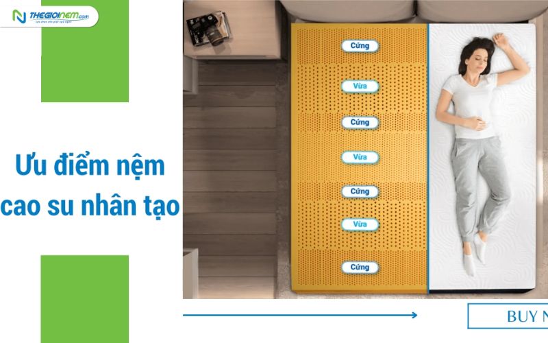 Cửa hàng bán nệm cao su nhân tạo giá rẻ tại Long An