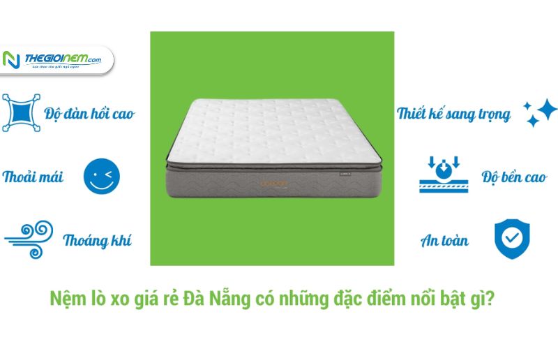 Cửa hàng bán nệm lò xo giá rẻ Đà Nẵng