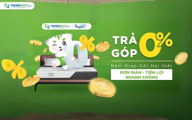 Mua Nệm Cao Su Trả Góp Tại Quận 6 TPHCM