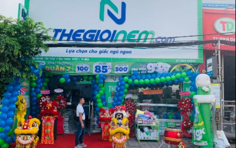 Cửa hàng Thế Giới Nệm quận 7