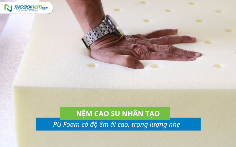 Nệm cao su nhân tạo êm ái