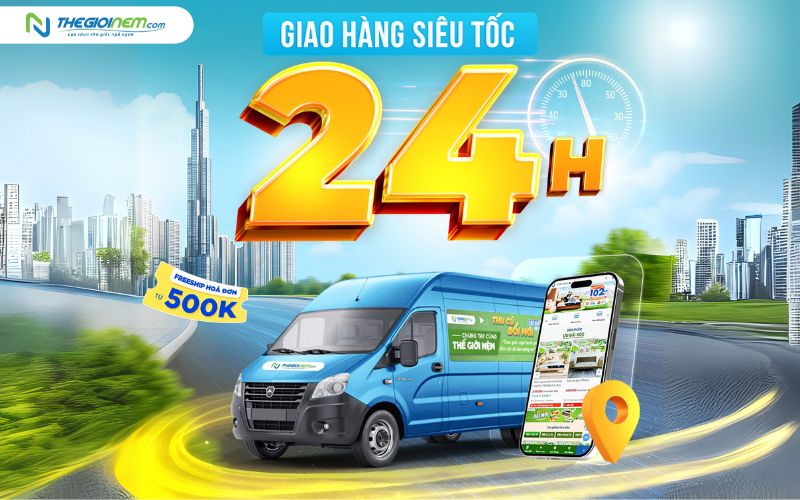 Dịch vụ giao hàng miễn phí, nhanh chóng tận nhà