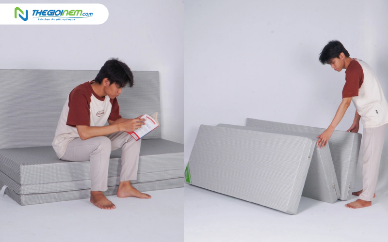 Nệm bông ép gấp 3 Eco Cool TATANA