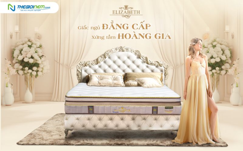 Nệm lò xo cao cấp, sang trọng