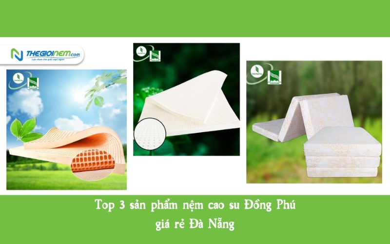 Cửa hàng bán nệm cao su Đồng Phú giá rẻ Đà Nẵng