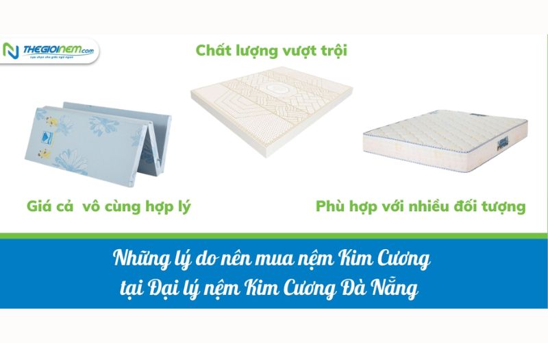 Đại lý nệm Kim Cương Đà Nẵng | Thegioinem.com