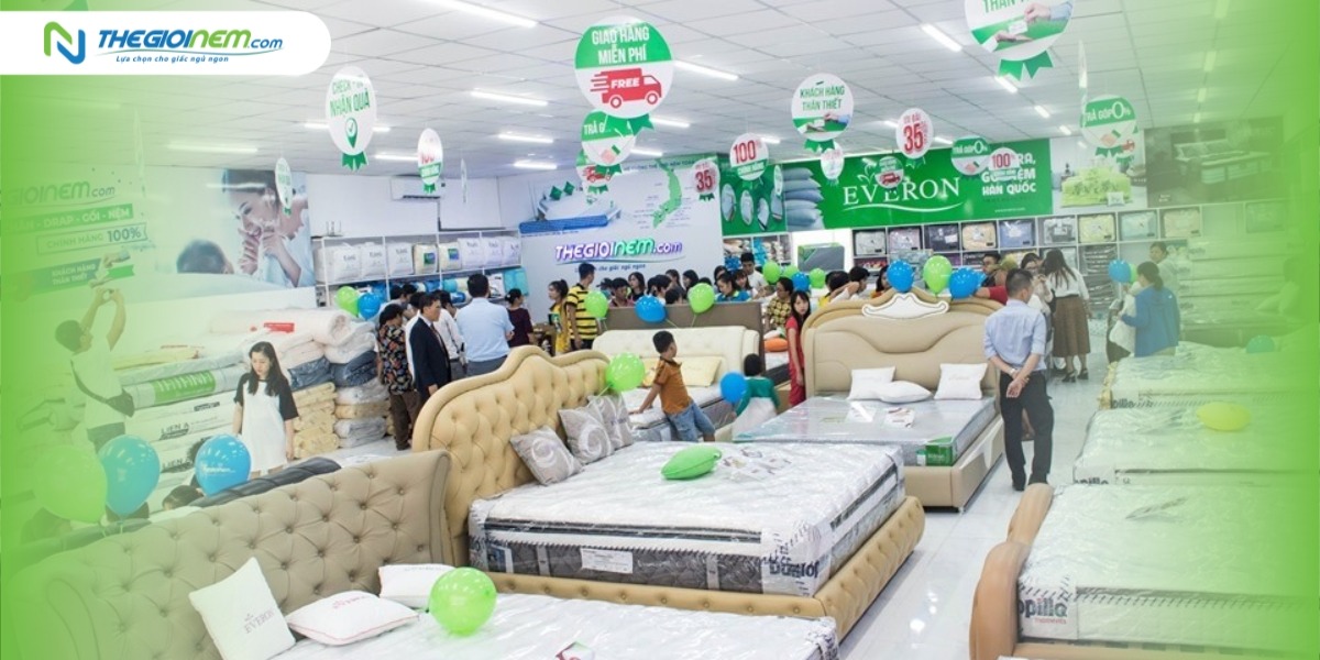 Cửa hàng bán nệm giá rẻ tại Quận 4
