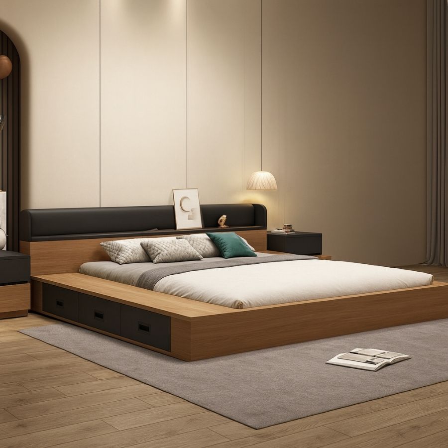 Giường gỗ Tatana MDF028
