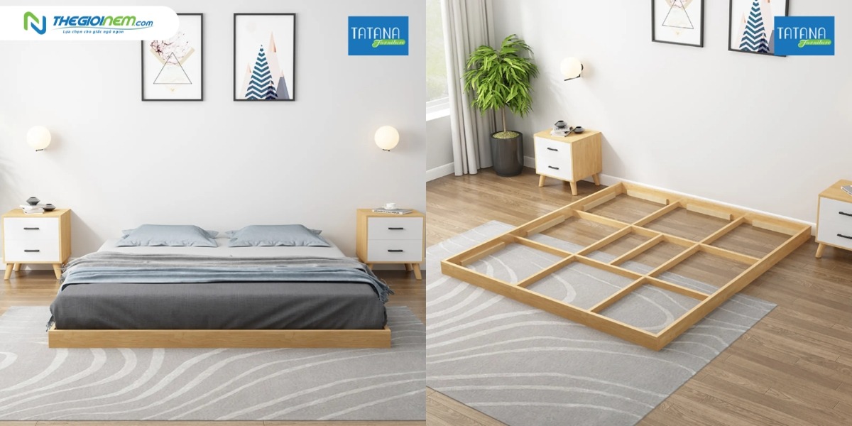 Top 5 mẫu giường gỗ MDF giá rẻ tại Thế Giới Nệm
