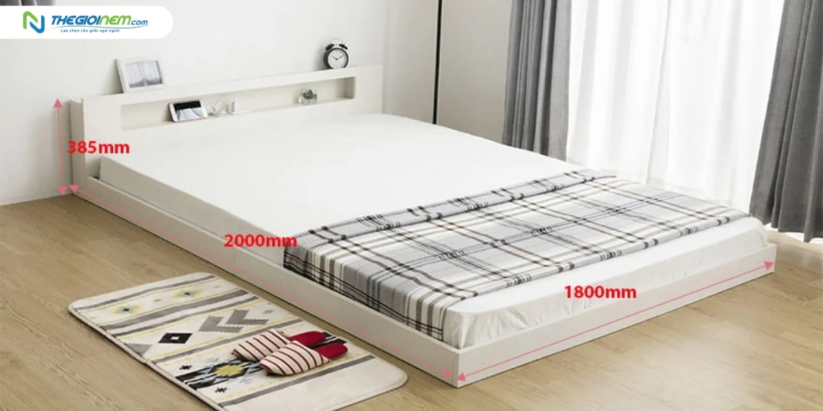 Top 5 mẫu giường gỗ MDF giá rẻ tại Thế Giới Nệm