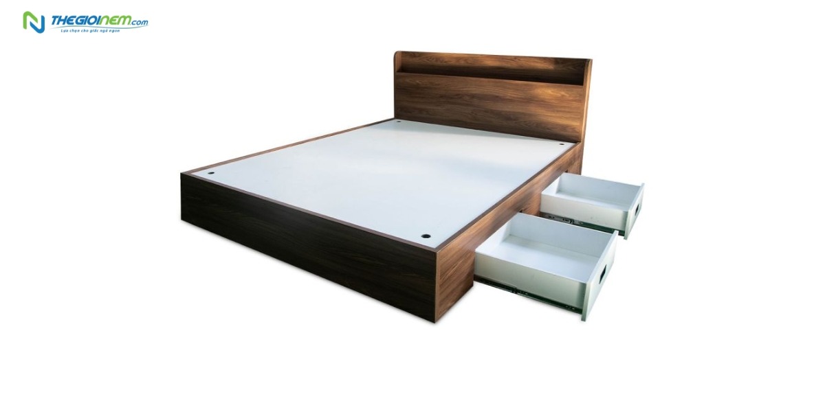 Top 5 mẫu giường gỗ MDF giá rẻ tại Thế Giới Nệm