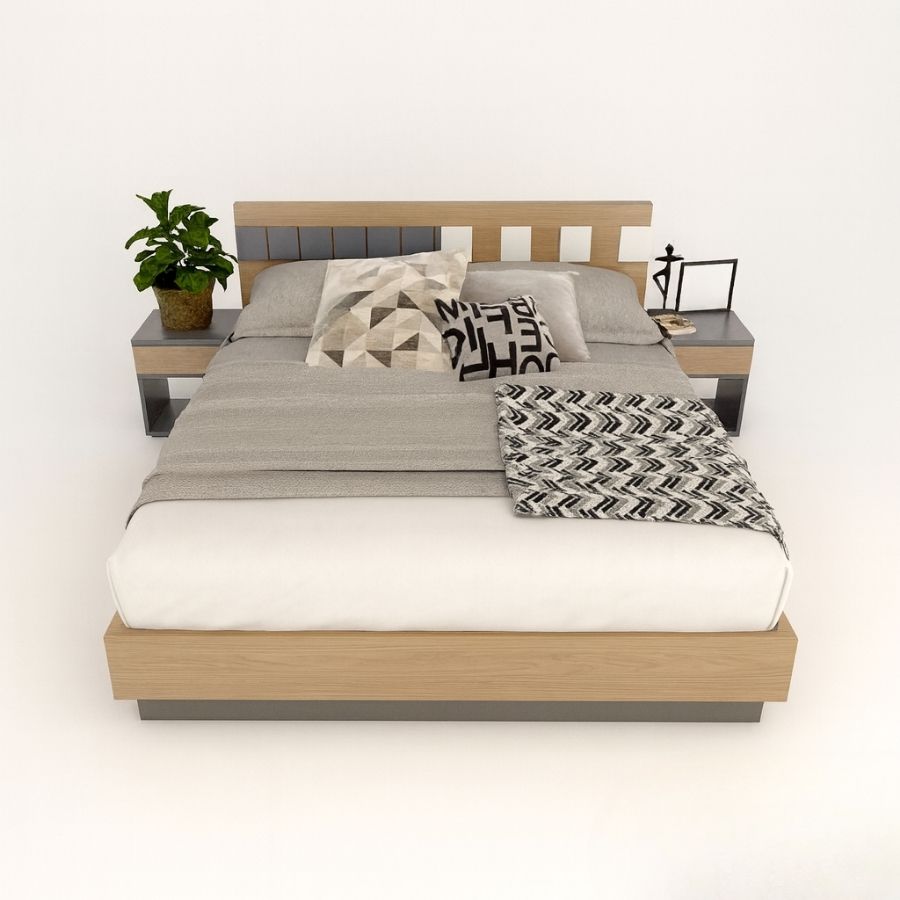 Giường gỗ Tatana MDF003