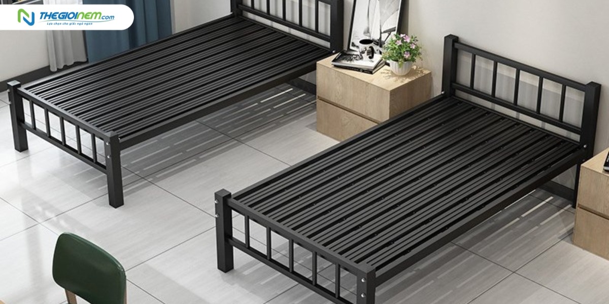 Top 5 mẫu giường sắt giá rẻ nhất hiện nay - Thế Giới Nệm