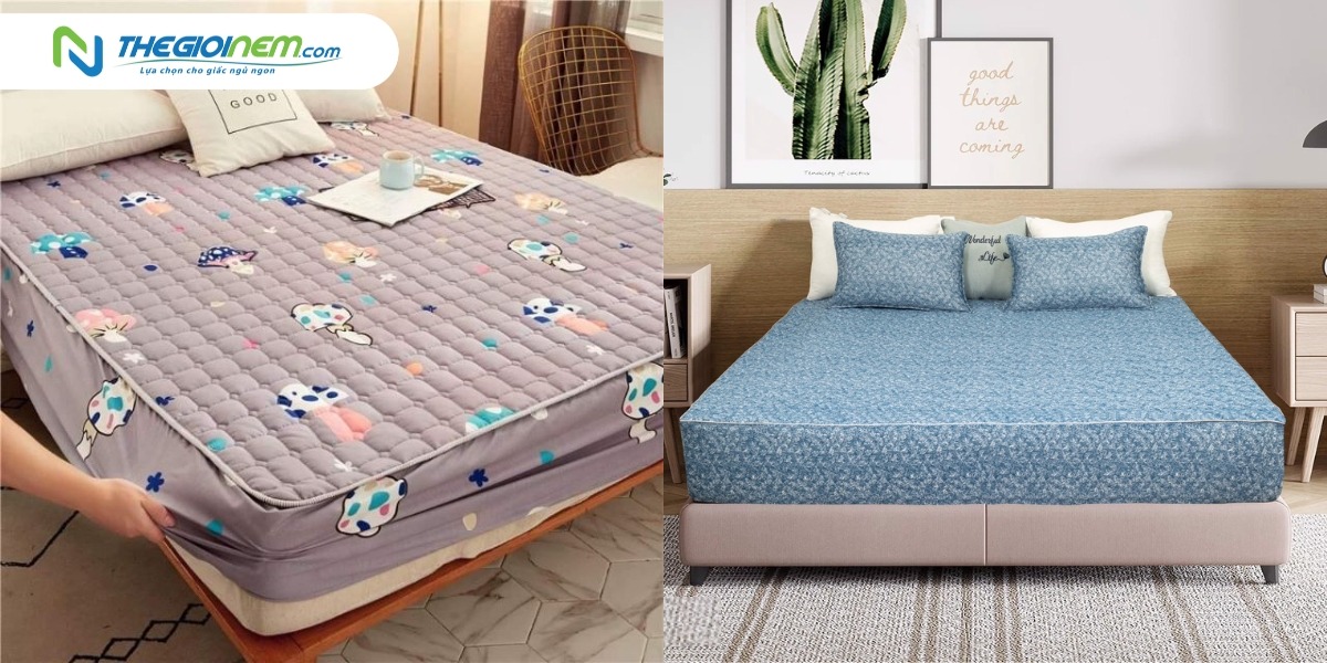 Drap giường và những loại ga giường phổ biến trên thị trường