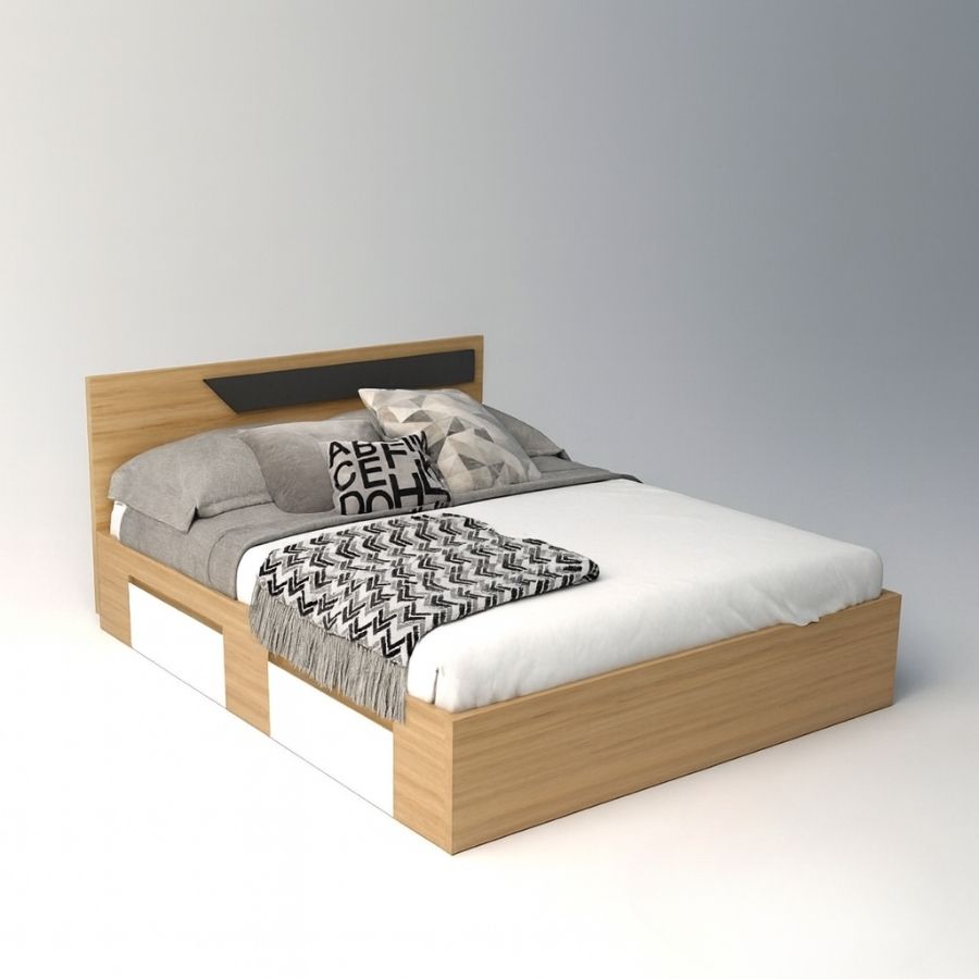 Giường gỗ Tatana MDF013