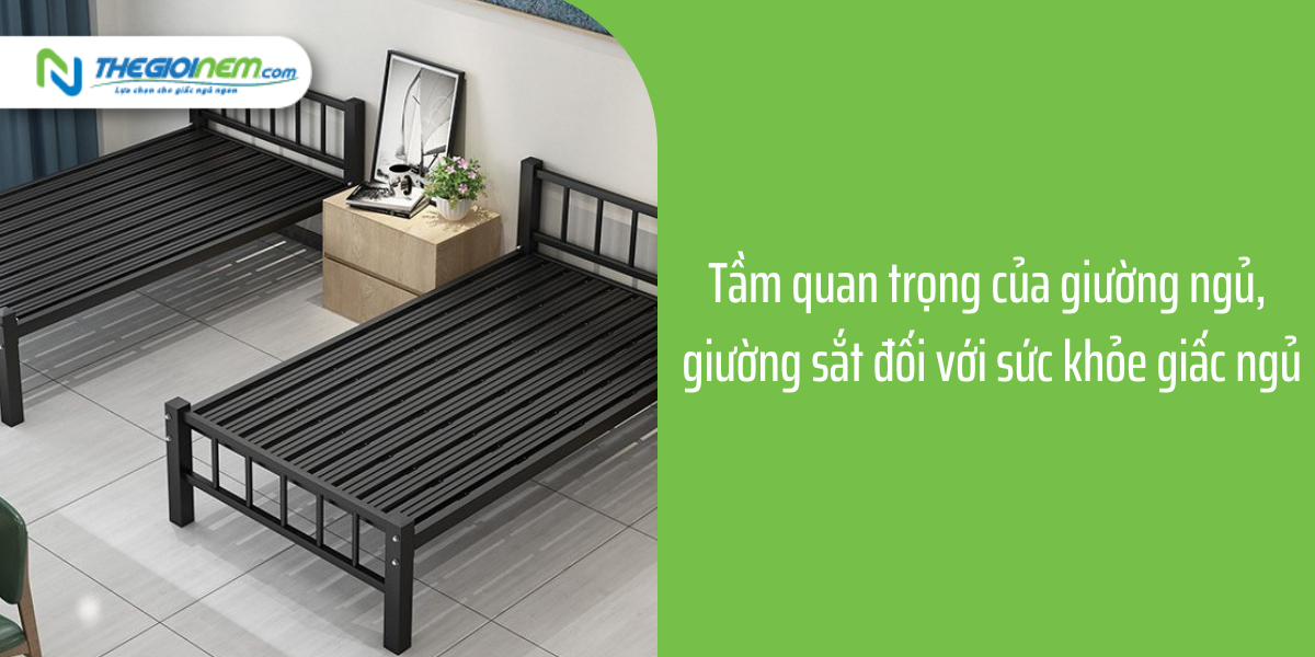 Kinh nghiệm chọn mua giường sắt