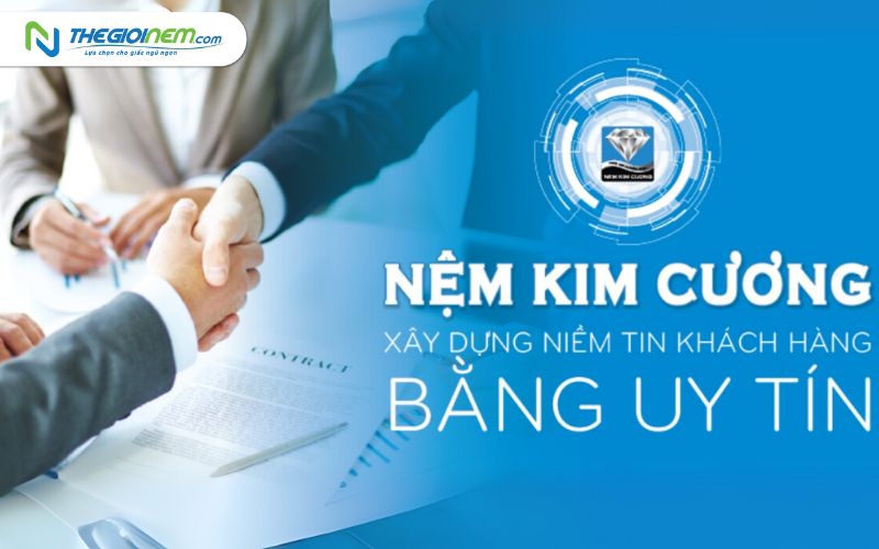 Nệm Kim Cương 1m2x2m Giá Bao Nhiêu? - Thegioinem.com