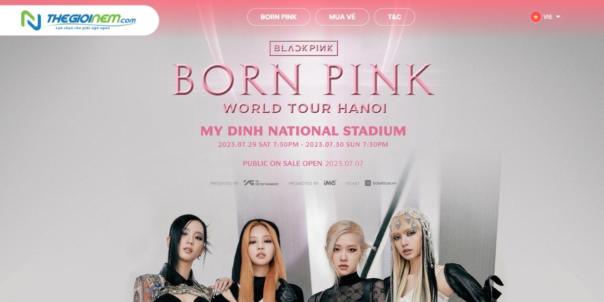 Trang web mua vé concert Blackpink, cách mua vé concert Blackpink