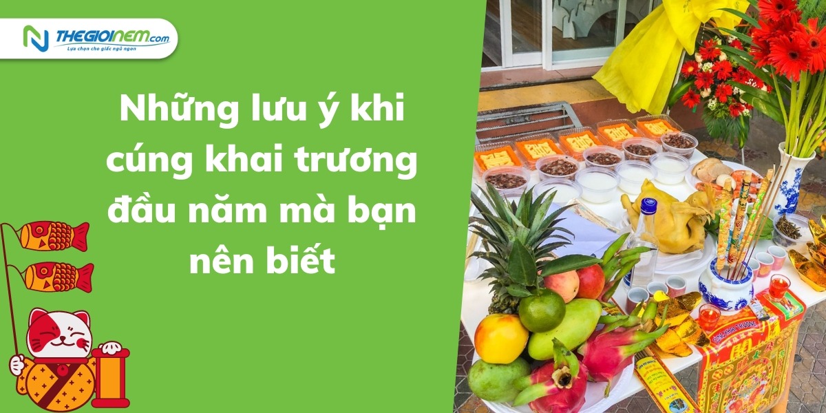 Bí kíp cúng khai trương đầu năm để suôn sẻ thuận lợi