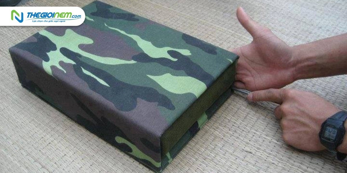 Cách gấp chăn quân đội đơn giản, dễ làm - Thế Giới Nệm