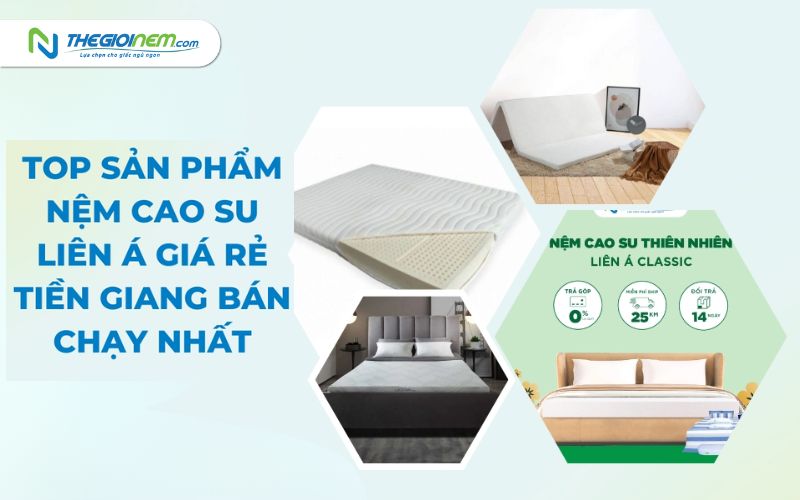 Địa chỉ cửa hàng bán nệm cao su Liên Á giá rẻ tại Tiền Giang