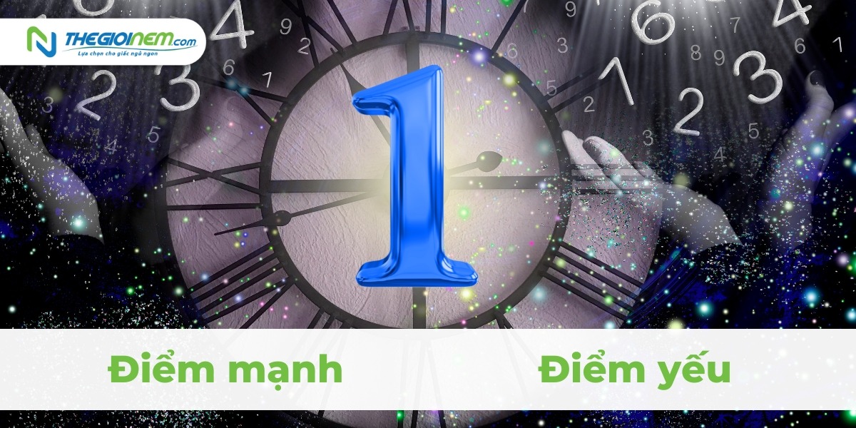 Giải mã ý nghĩa thần số học của số 1 - Thế Giới Nệm