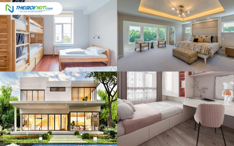 Gợi ý kích thước nệm theo không gian sống