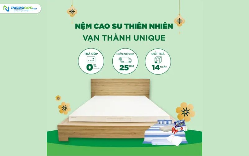 Top nệm cao su Vạn Thành bán chạy 2023