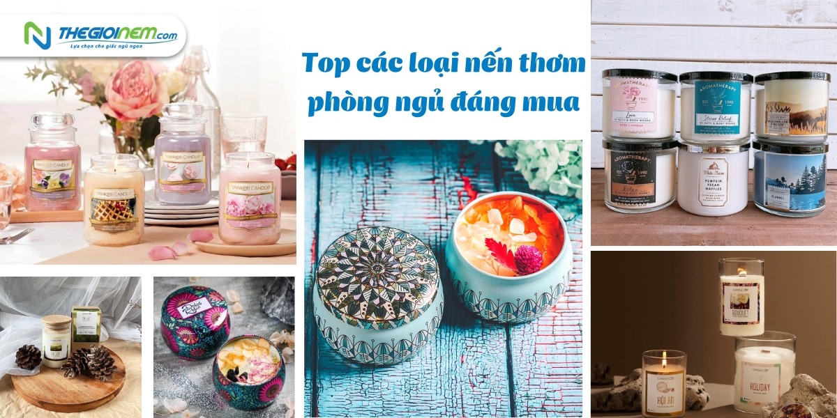 Cách sử dụng nến thơm phòng ngủ | Thegioinem.com