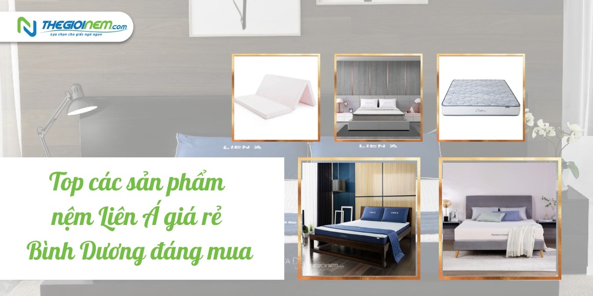 Cửa hàng bán nệm Liên Á chính hãng, giá rẻ tại Bình Dương |Thegioinem.com