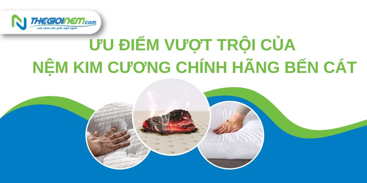 Đại lý nệm Kim Cương chính hãng Bến Cát - Bình Dương