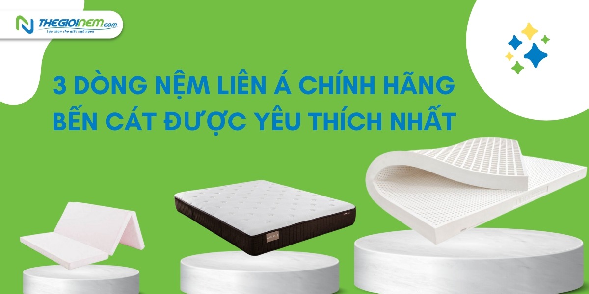 Đại lý nệm Liên Á chính hãng tại Bến Cát – Bình Dương