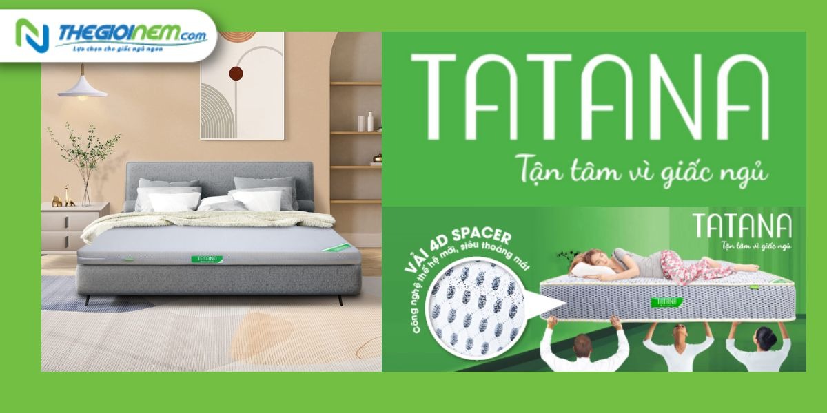 Đại lý nệm Tatana tại Bến Cát - Bình Dương | Thegioinem.com