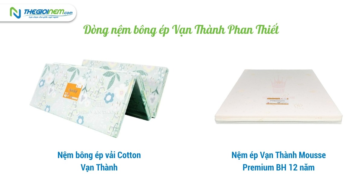 Đại lý nệm Vạn Thành Phan Thiết chất lượng, giá tốt - Thegioinem.com